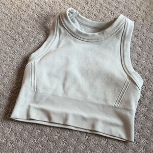 DSG Light Grey Sleeveless Crop Top